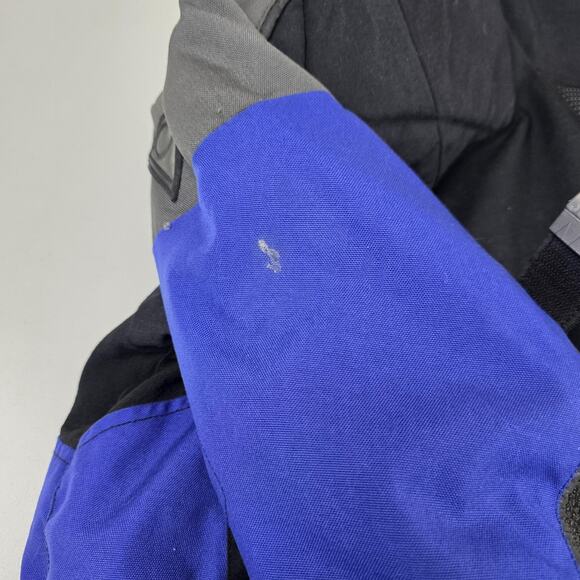 REV'IT! Motorcycle Jacket Mens Extra Large Black Blue Textile Adventure Touring - Picture 8 of 11